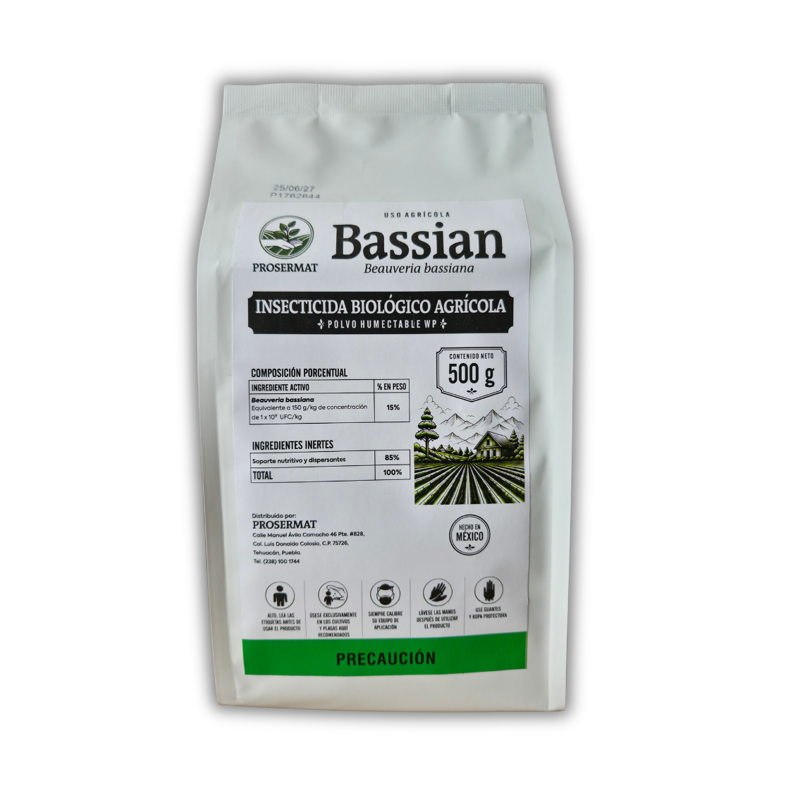 Bassian insecticida biológico uso agrícola 500 g