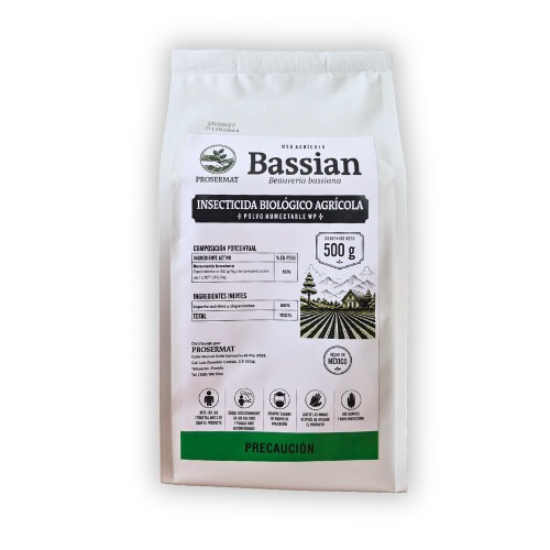 Bassian insecticida biológico uso agrícola 500 gr