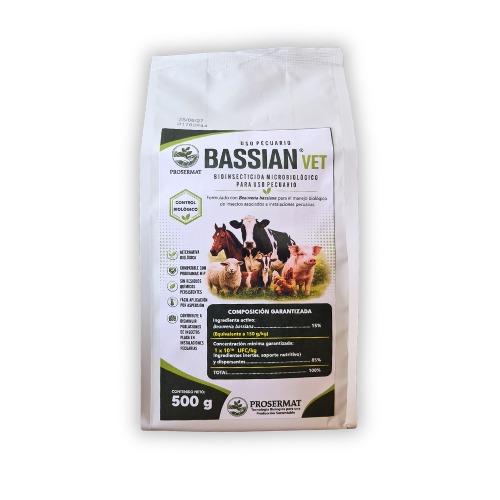 BassianVet insecticida biológico uso pecuario 500 gr