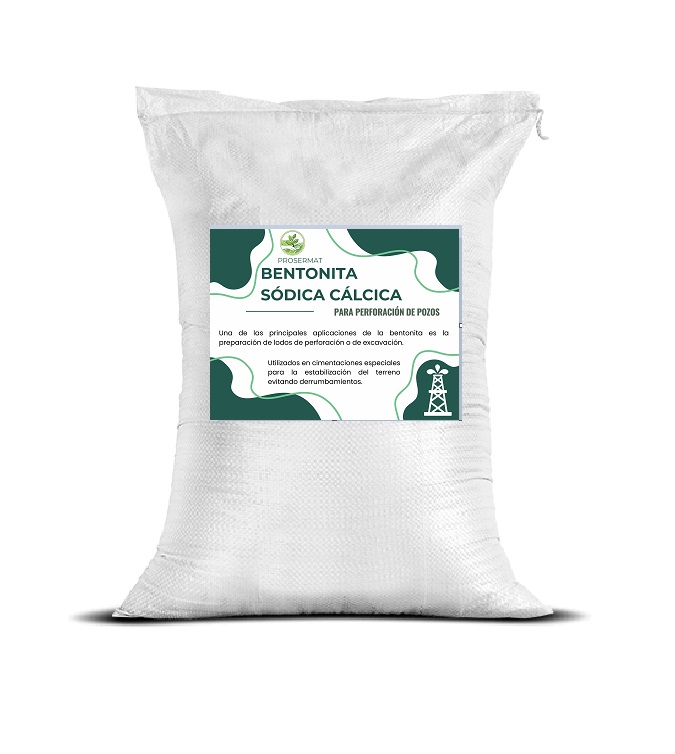 Bentonita Sodica Calcica 20 kg Prosermat