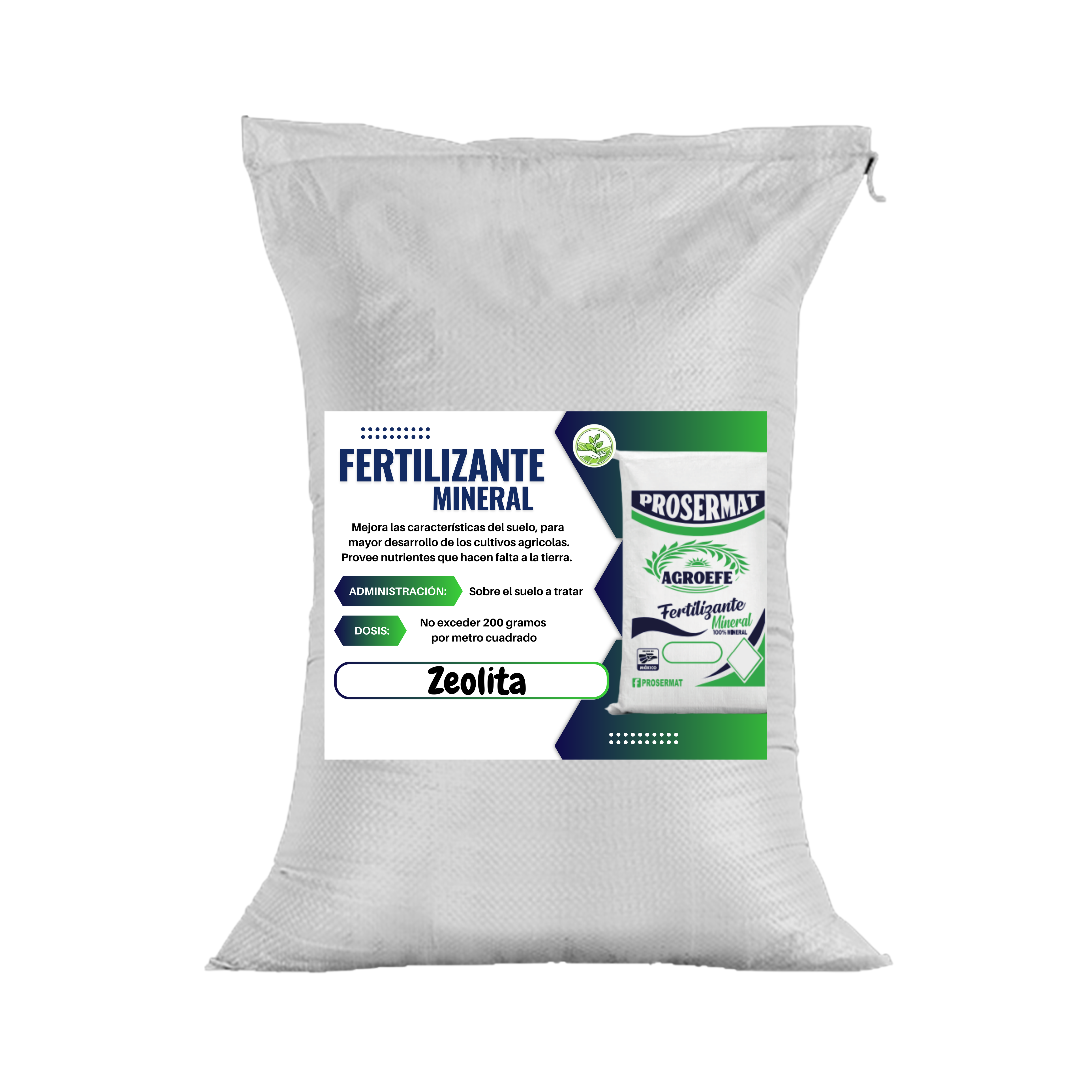 Zeolita Natural en Polvo 10 kg AgroEfe